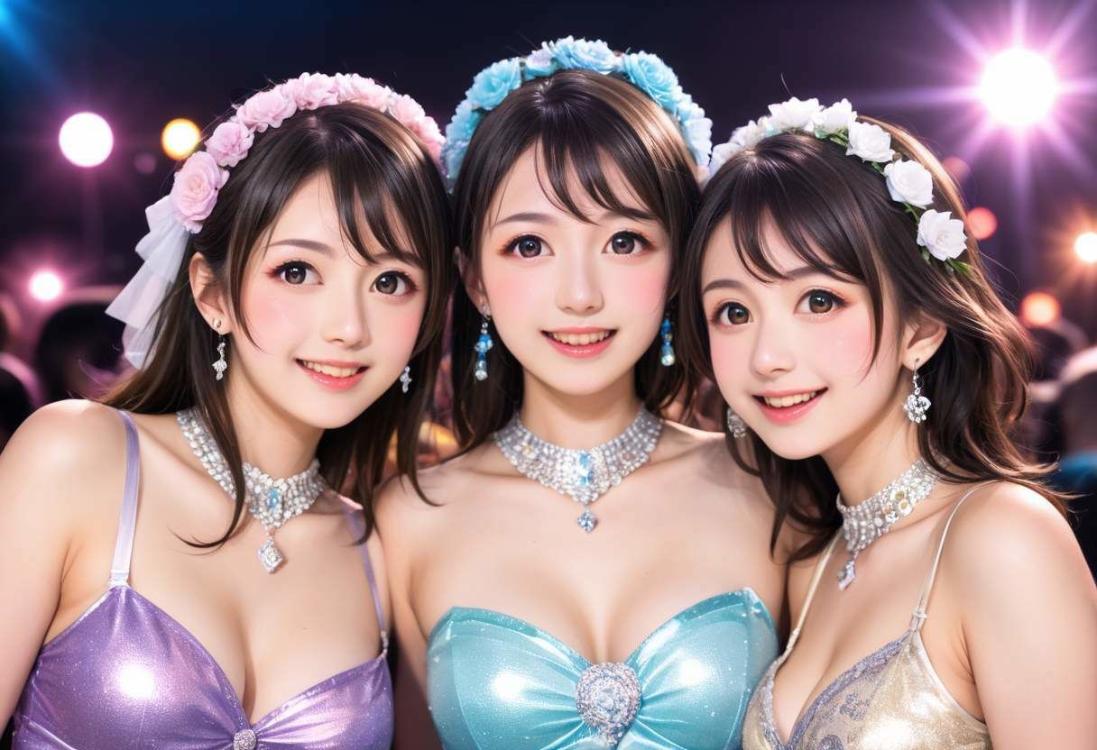 サンプル画像1:AI写真集アイドルの過激なファンサービスVol.1(変態マスクさん) [d_447096]