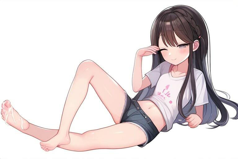 サンプル画像3:幸薄そうな女の子で足コキ捨て〜濃厚子種をぶっかける〜(晴耕雨読) [d_447102]