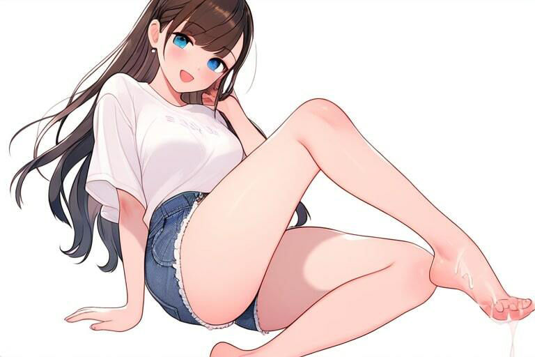 幸薄そうな女の子で足コキ捨て〜濃厚子種をぶっかける〜