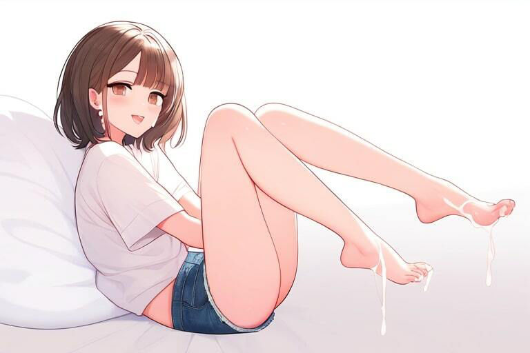 サンプル画像1:ちょい病み系の後輩が何でもいうコト聞いてくれる〜足コキ？いいですよ、センパイ〜(晴耕雨読) [d_447108]