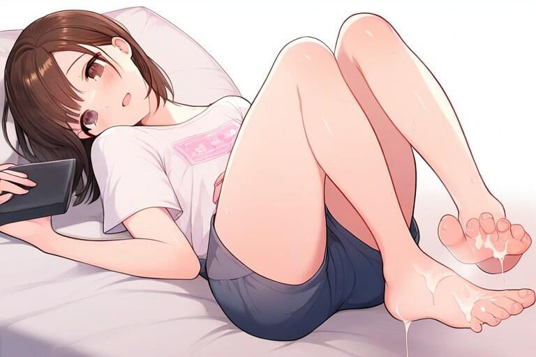 サンプル画像2:ちょい病み系の後輩が何でもいうコト聞いてくれる〜足コキ？いいですよ、センパイ〜(晴耕雨読) [d_447108]