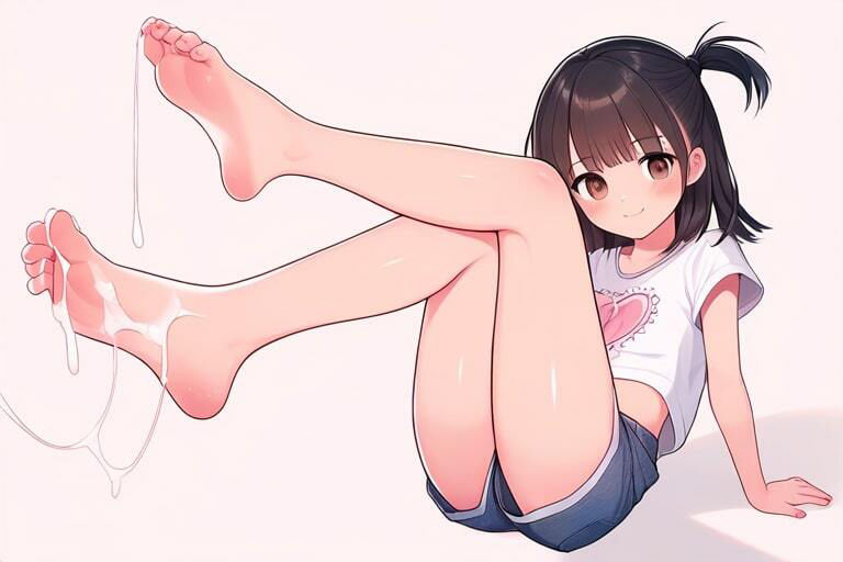 サンプル画像6:ちょい病み系の後輩が何でもいうコト聞いてくれる〜足コキ？いいですよ、センパイ〜(晴耕雨読) [d_447108]