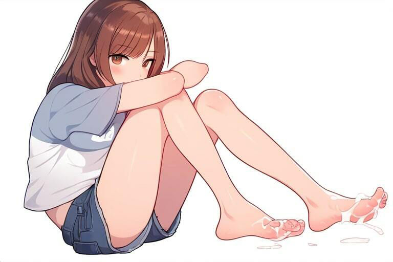 サンプル画像6:年下の女の子の足で性癖コキ捨てる〜ぶっかけてもいいですよ？〜(晴耕雨読) [d_447270]