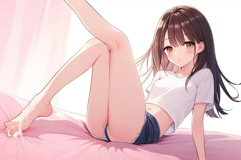 無口系女の子の足で足コキさせる〜何しても許してくれる天使〜のサンプル画像 6