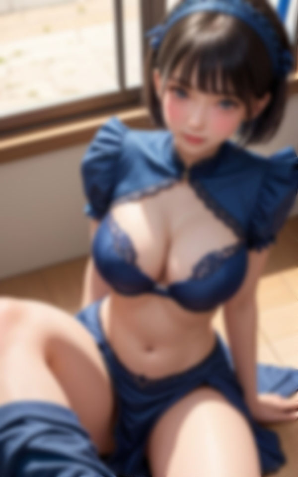 サンプル画像2:文化祭でエチエチすぎる衣装で色仕掛けする淫乱女学生96枚(美女AI製作LaBO) [d_447274]