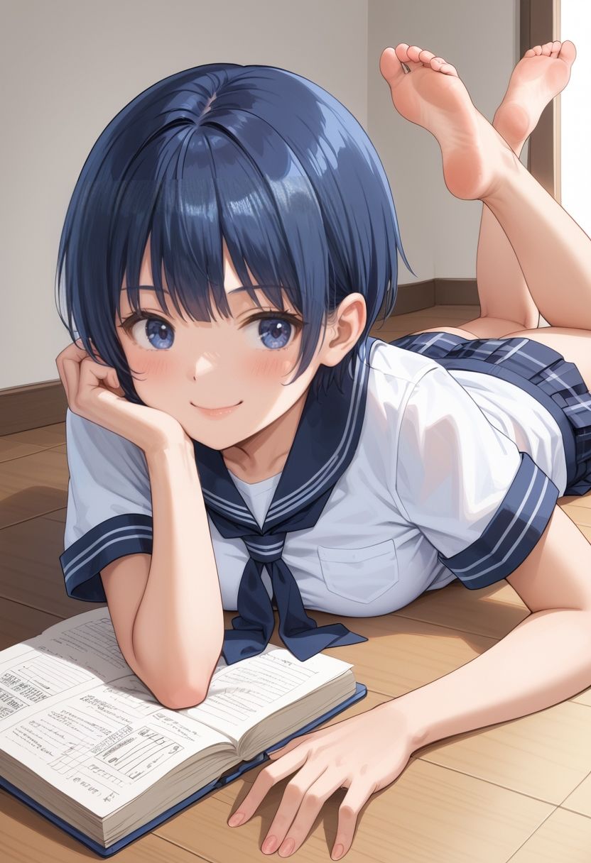 サンプル画像2:制服の中はどうなってるの？(虹色アートワークス) [d_447284]