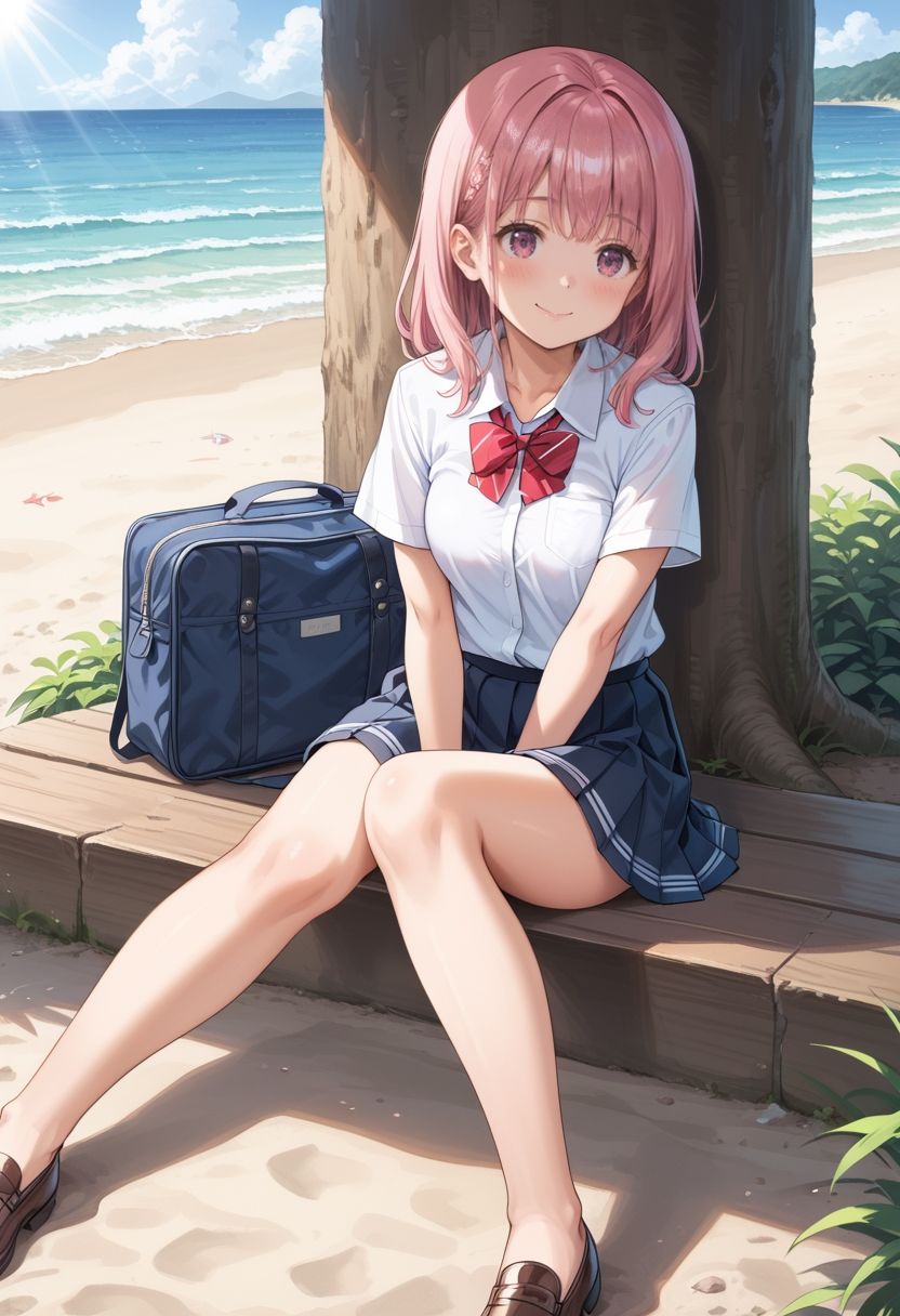 サンプル画像3:制服の中はどうなってるの？(虹色アートワークス) [d_447284]