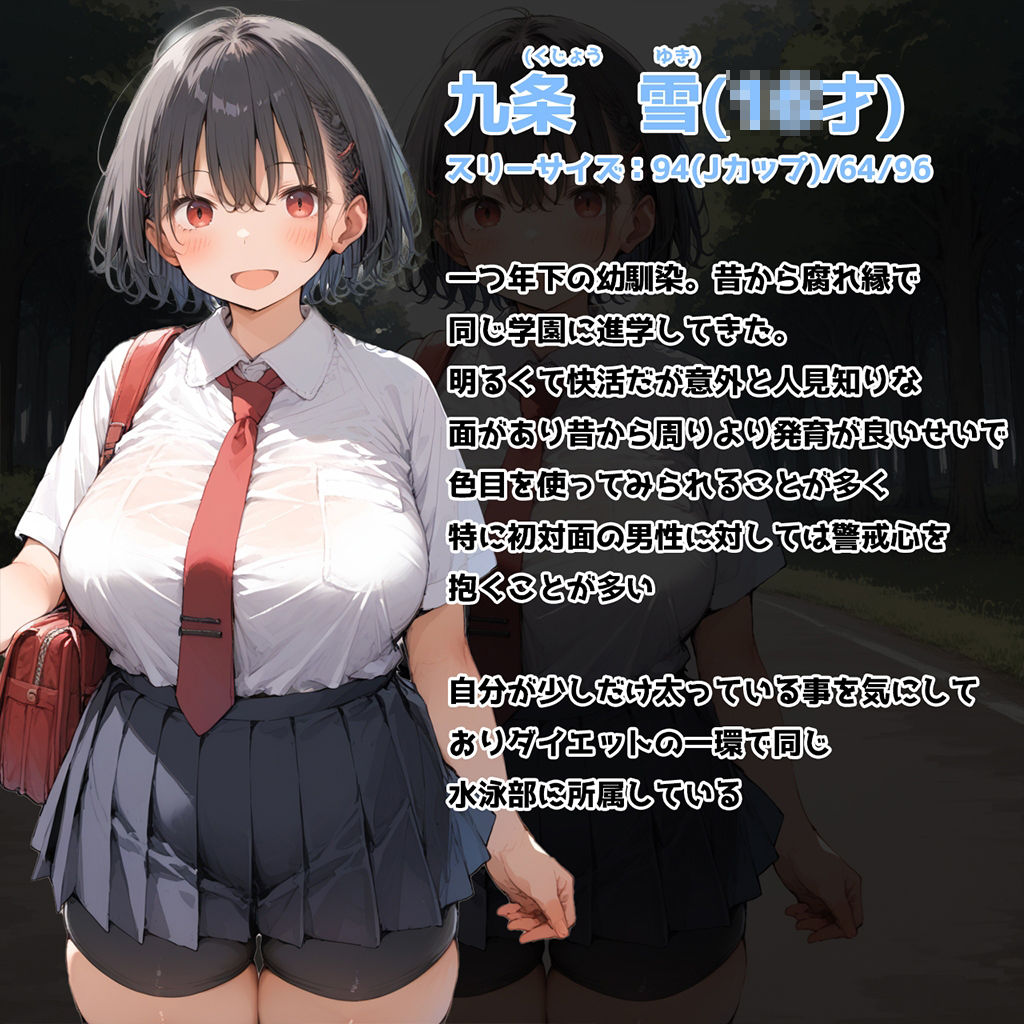 サンプル画像6:寝取られがちな水泳部の幼馴染といちゃラブしてみた(翡翠櫻) [d_447413]