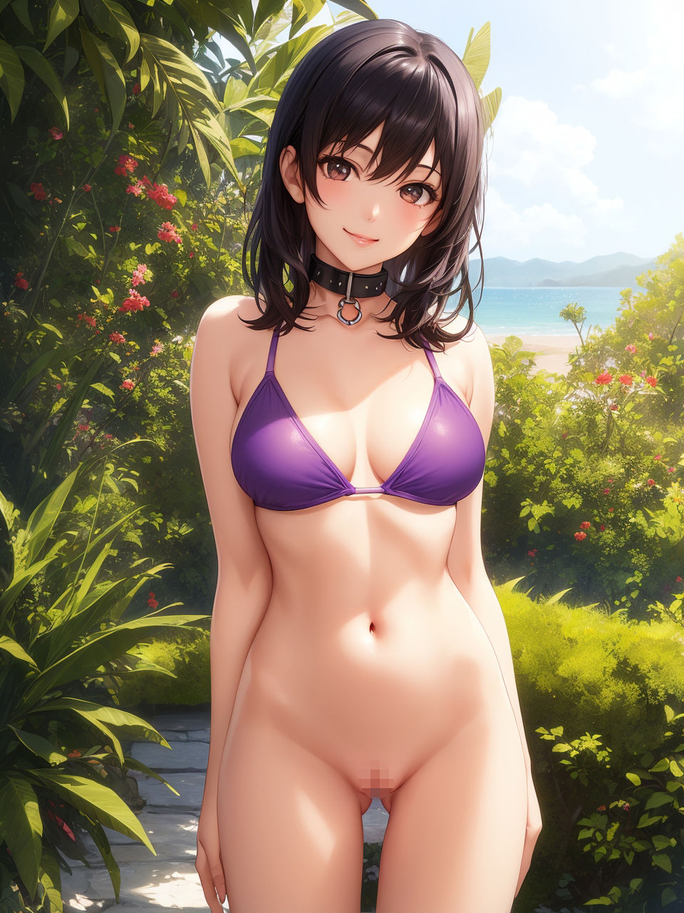 サンプル画像2:穿（HA）いていない美少女たち〜AIイラスト集〜(くりきんとん) [d_447469]