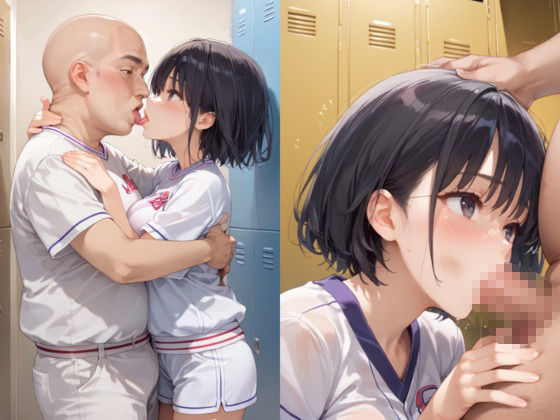 サンプル画像4:野球部の美少女エースがおじさん顧問とエッチする話(2月の春) [d_447488]