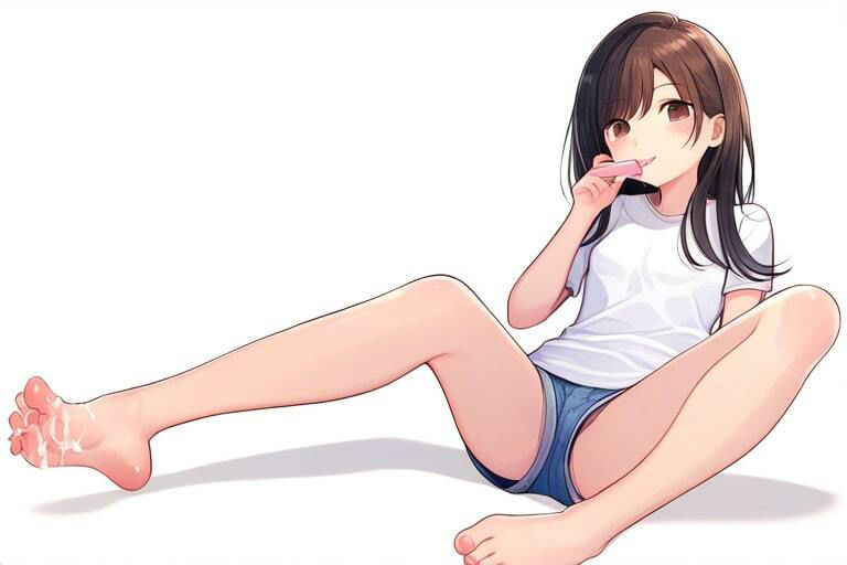 サンプル画像6:親に内緒でイジっちゃう娘〜おじさんをオカズにイクイク〜(晴耕雨読) [d_447495]