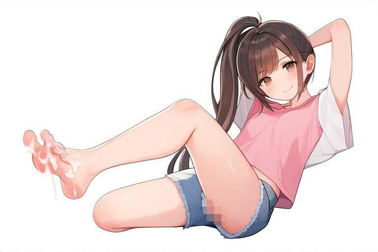 サンプル画像2:何考えてるか分からない子でも感じるみたいだ〜無表情足コキ〜(晴耕雨読) [d_447498]