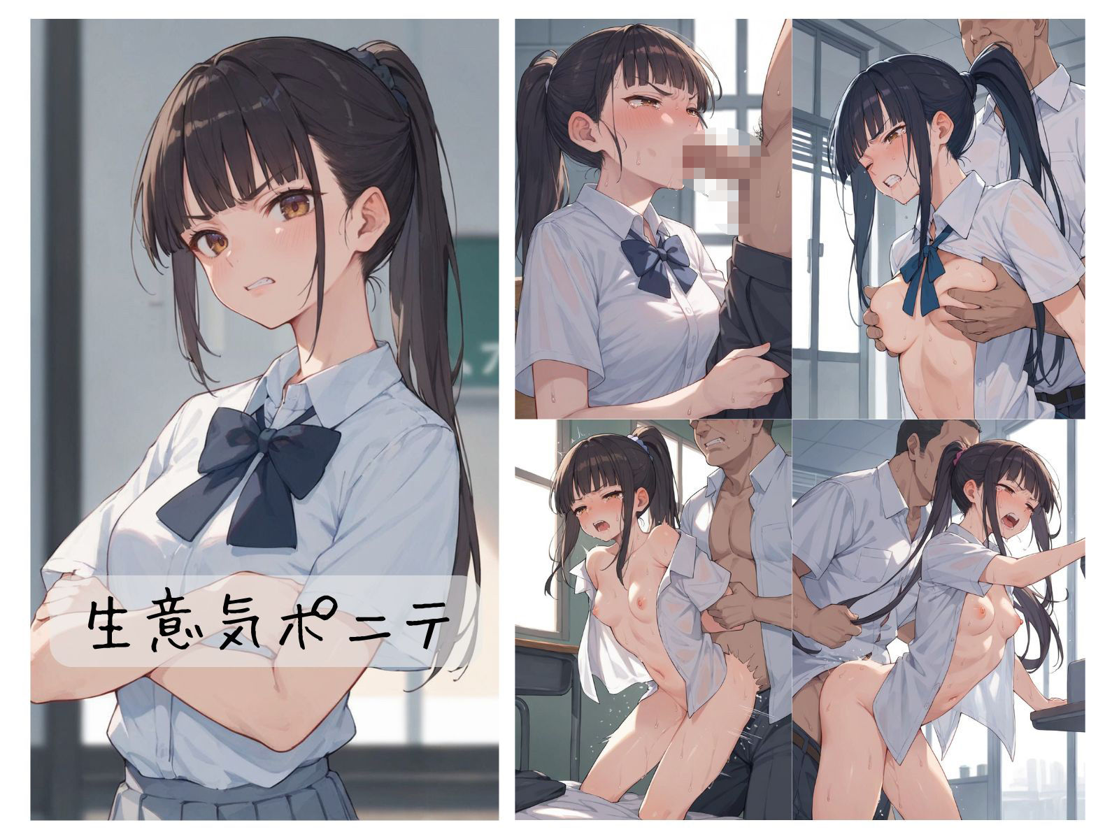 サンプル画像3:制服女子わからせまとめ(memento森) [d_447551]