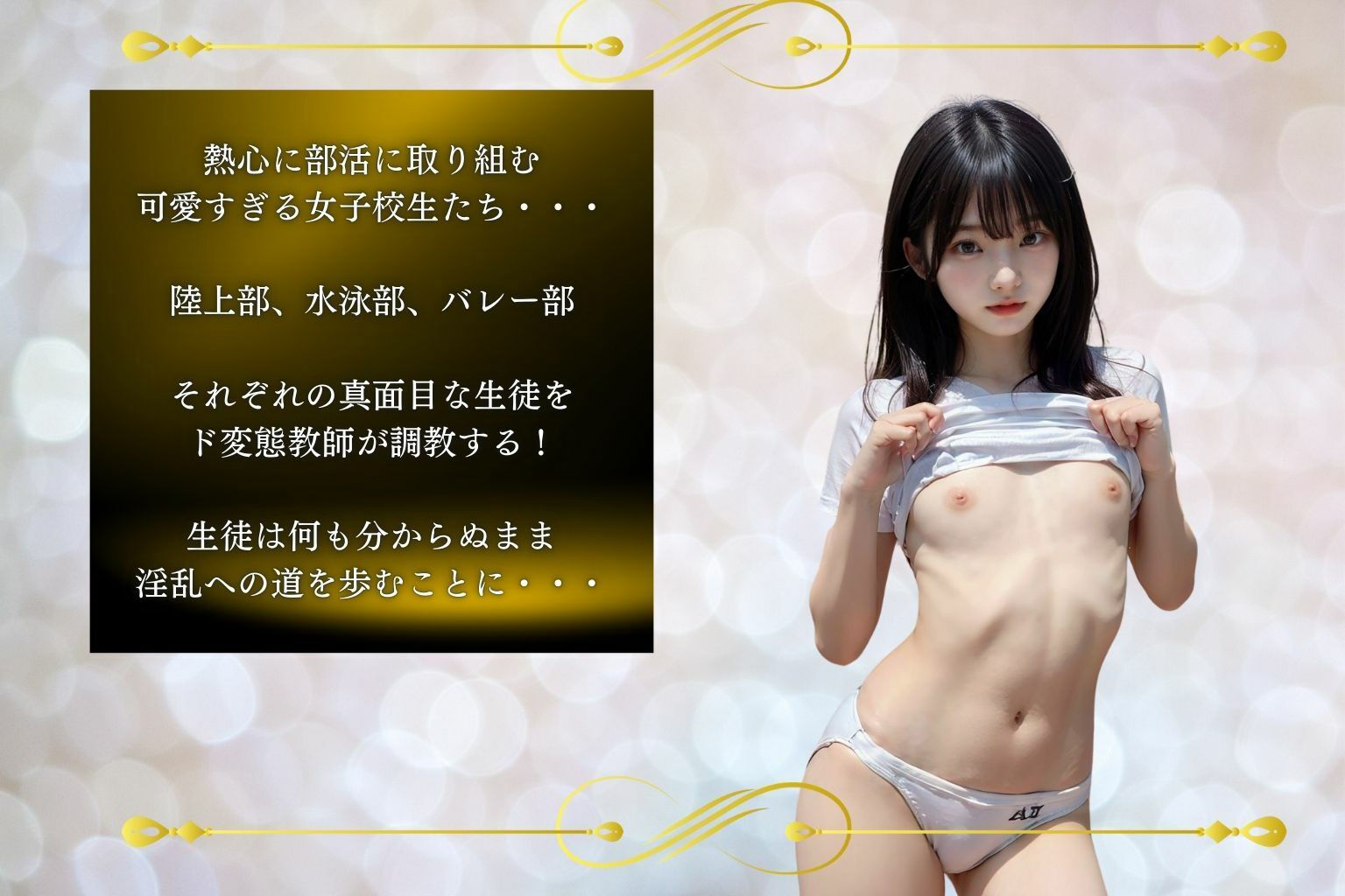 サンプル画像1:女子校生 淫乱部活少女(孕ませパラダイス) [d_447570]