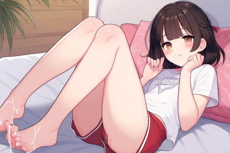 馬鹿にしてくるメスをわからせ〜足コキで性的に奉仕させる〜のサンプル画像 6
