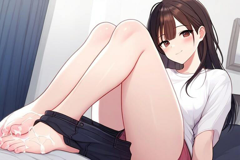 サンプル画像5:年下の女の子にふみふみしてもらう〜足コキで性奉仕〜(晴耕雨読) [d_447635]