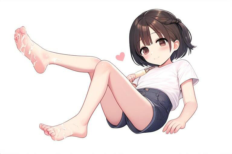 サンプル画像6:無気力系女子は責任とればやらせてくれる〜エッチな穴より足コキ〜(晴耕雨読) [d_447650]