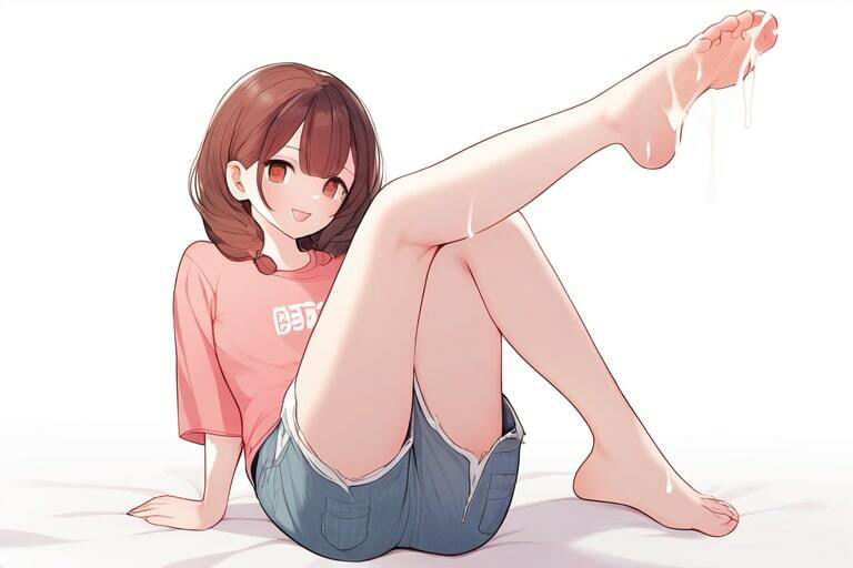 サンプル画像1:清楚な女の子に懇願足コキ〜足にぶっかけイキ抜き〜(晴耕雨読) [d_447652]