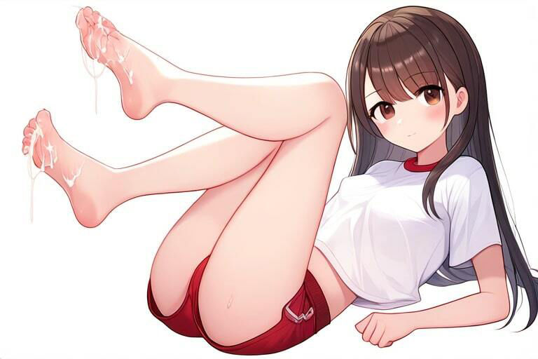 サンプル画像3:清楚な女の子に懇願足コキ〜足にぶっかけイキ抜き〜(晴耕雨読) [d_447652]