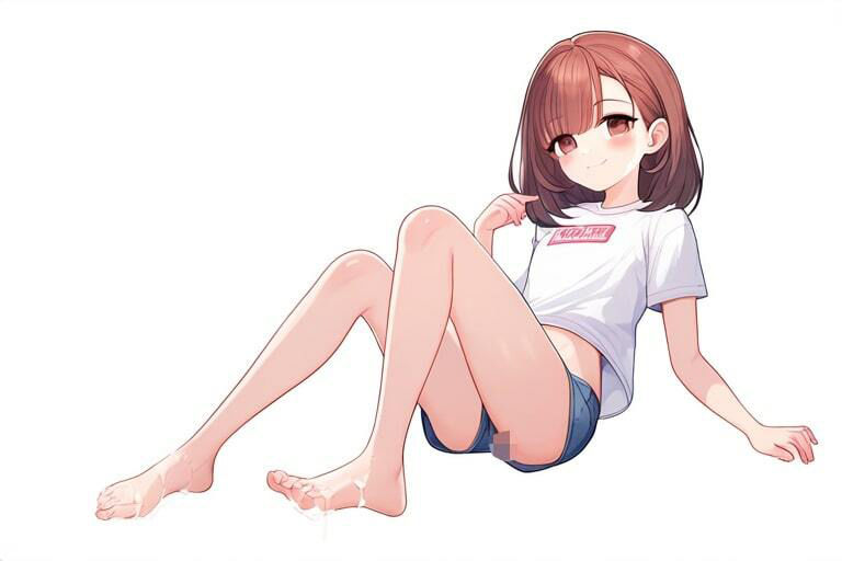 サンプル画像2:Sっ気のある女の子に足コキ〜全身にぶっかけまくる〜(晴耕雨読) [d_447654]