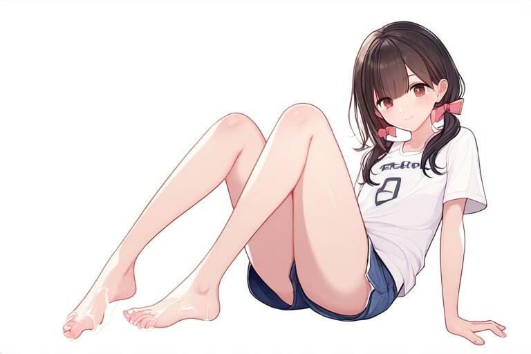 サンプル画像4:Sっ気のある女の子に足コキ〜全身にぶっかけまくる〜(晴耕雨読) [d_447654]