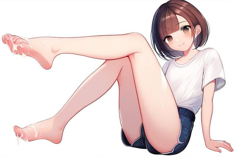 サンプル画像3:近所のお姉さんに足コキしてもらう〜その後、本番も…〜(晴耕雨読) [d_447658]