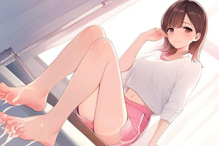 サンプル画像4:部活の後輩は何でもいうコト聞いてくれる〜エッチなマッサージ〜(晴耕雨読) [d_447704]