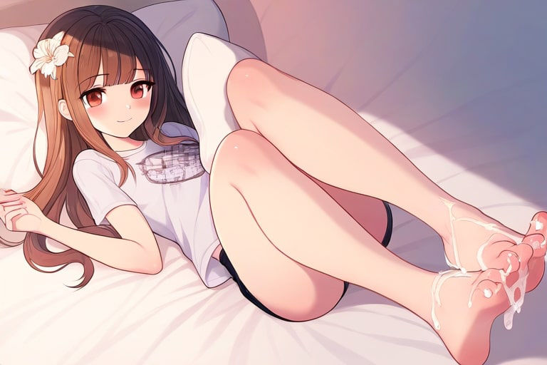 サンプル画像1:年下の娘にさせる気持ちいいこと〜足コキびゅっびゅする〜(晴耕雨読) [d_447705]