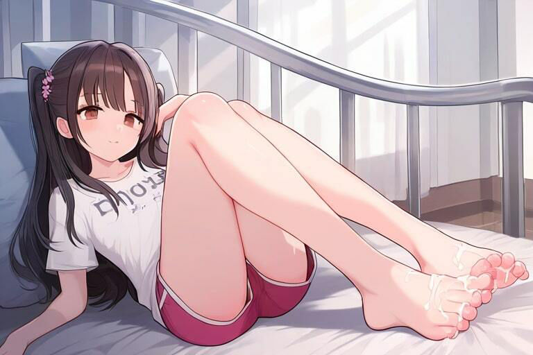 サンプル画像2:小悪魔チックなツインテールの女の子〜素足で気持ちいい足コキ〜(晴耕雨読) [d_447706]