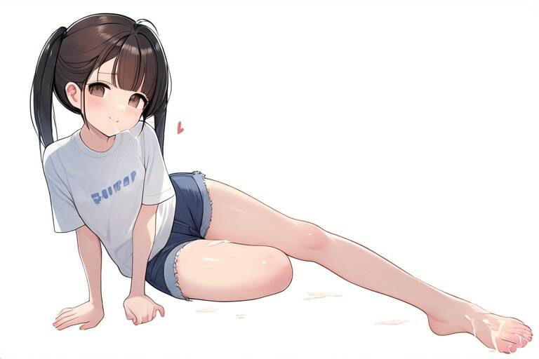 サンプル画像3:小悪魔チックなツインテールの女の子〜素足で気持ちいい足コキ〜(晴耕雨読) [d_447706]