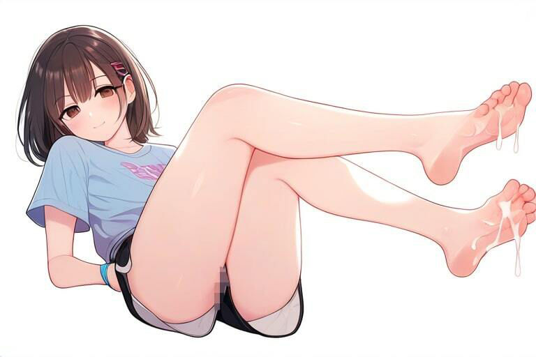 サンプル画像4:小悪魔チックなツインテールの女の子〜素足で気持ちいい足コキ〜(晴耕雨読) [d_447706]