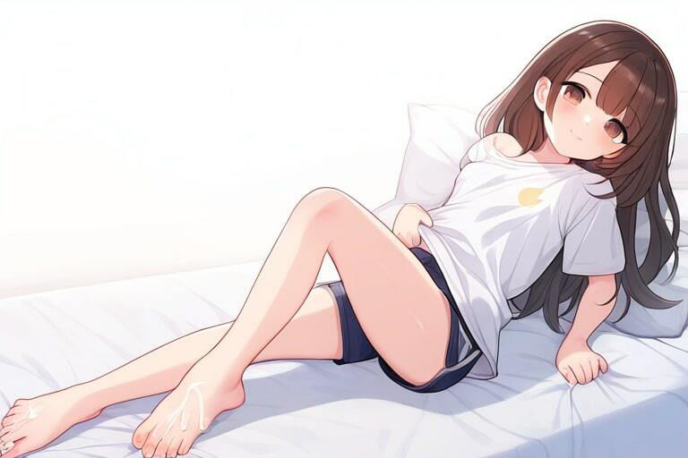 サンプル画像1:気持ちいいことしてあげる〜同級生で足コキ絶頂〜(晴耕雨読) [d_447733]