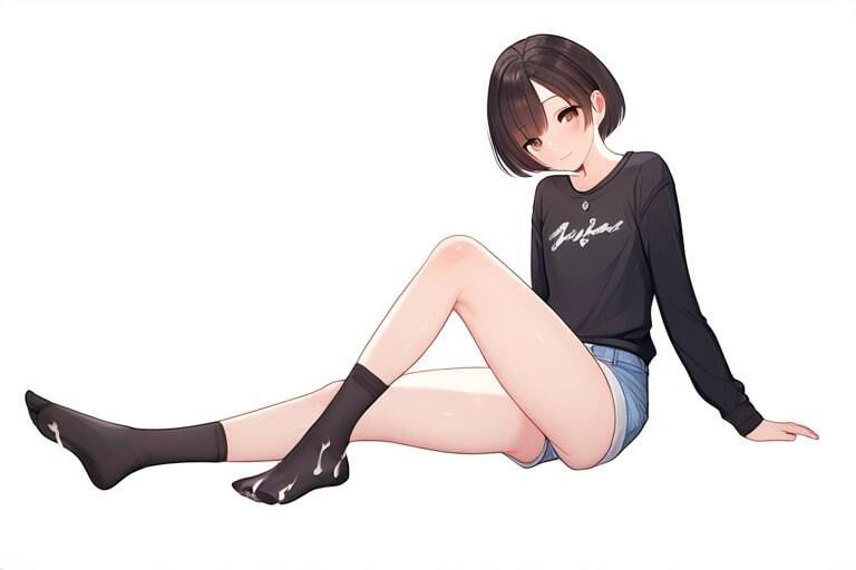 サンプル画像1:ツインテ幼馴染でぶっかけ〜ほどよく日焼けした素足〜(晴耕雨読) [d_447734]