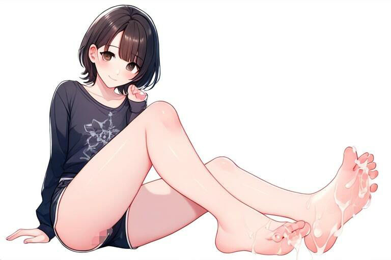 サンプル画像4:ツインテ幼馴染でぶっかけ〜ほどよく日焼けした素足〜(晴耕雨読) [d_447734]