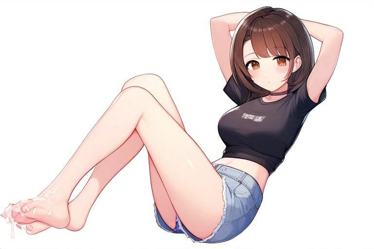 サンプル画像5:ツインテ女の子で気持ちいいをする〜足コキの限界に挑戦〜(晴耕雨読) [d_447738]