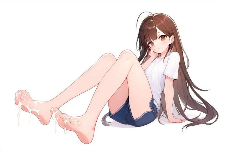 サンプル画像6:ツインテ女の子で気持ちいいをする〜足コキの限界に挑戦〜(晴耕雨読) [d_447738]