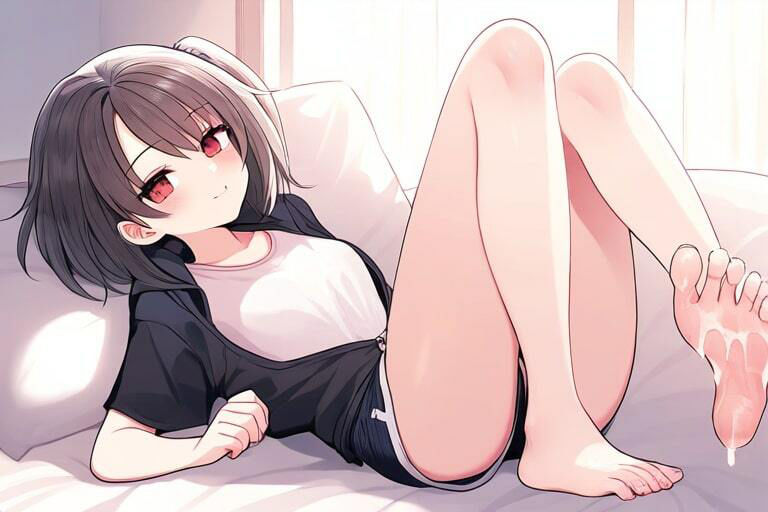 サンプル画像3:大人びた娘にぶっかけ足コキ〜イキ果てた先に限界を迎える〜(晴耕雨読) [d_447741]