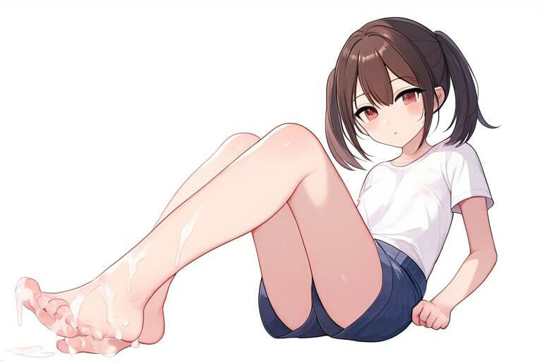 サンプル画像6:大人びた娘にぶっかけ足コキ〜イキ果てた先に限界を迎える〜(晴耕雨読) [d_447741]