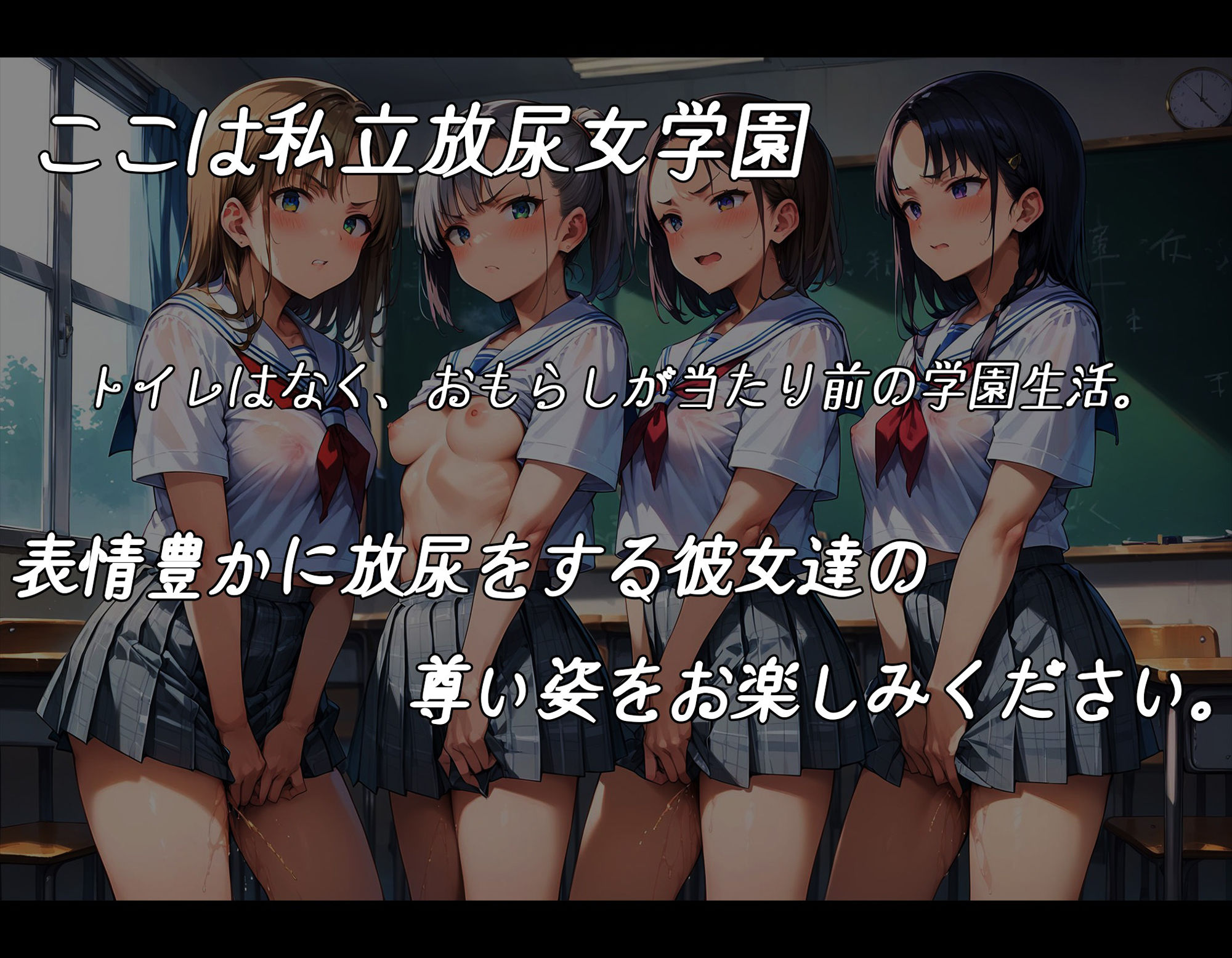 サンプル画像1:私立放尿女学園 〜教室〜(べりーべいん) [d_447792]