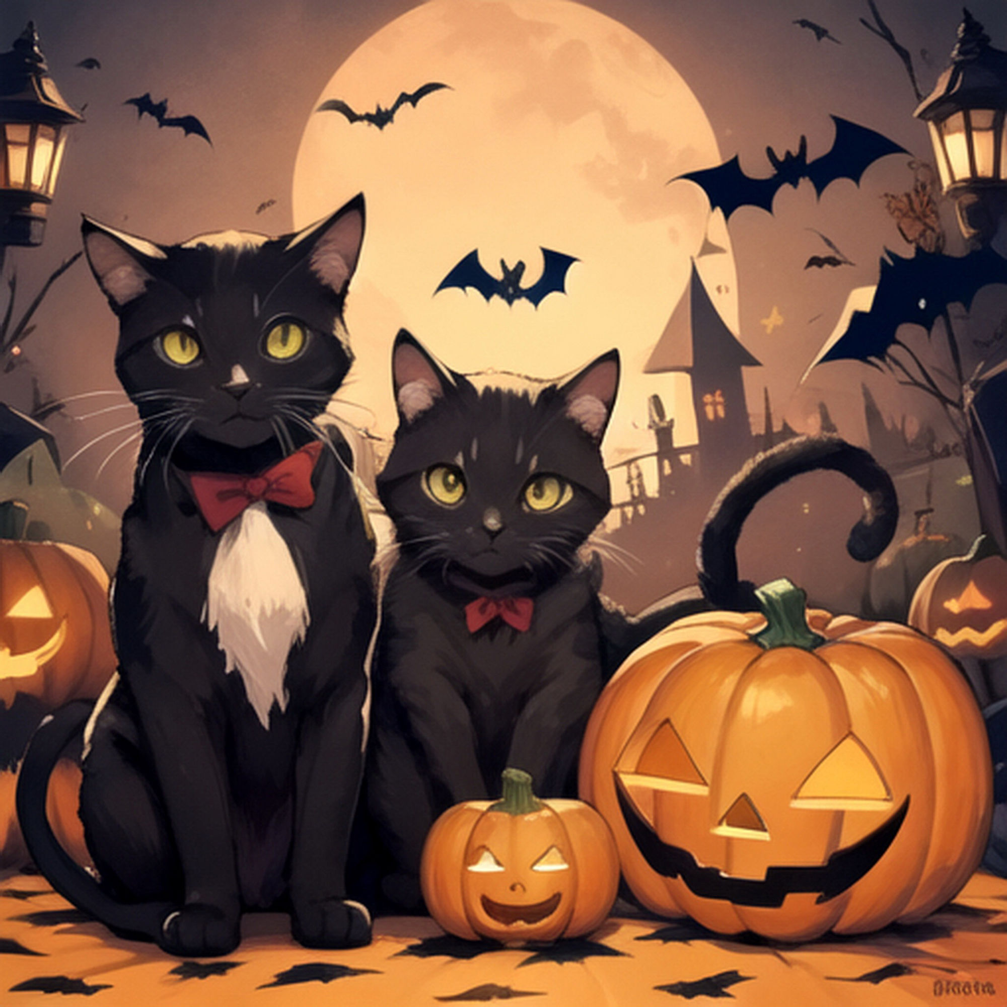 サンプル画像4:ハロウィン 素材(豊川内角) [d_447830]