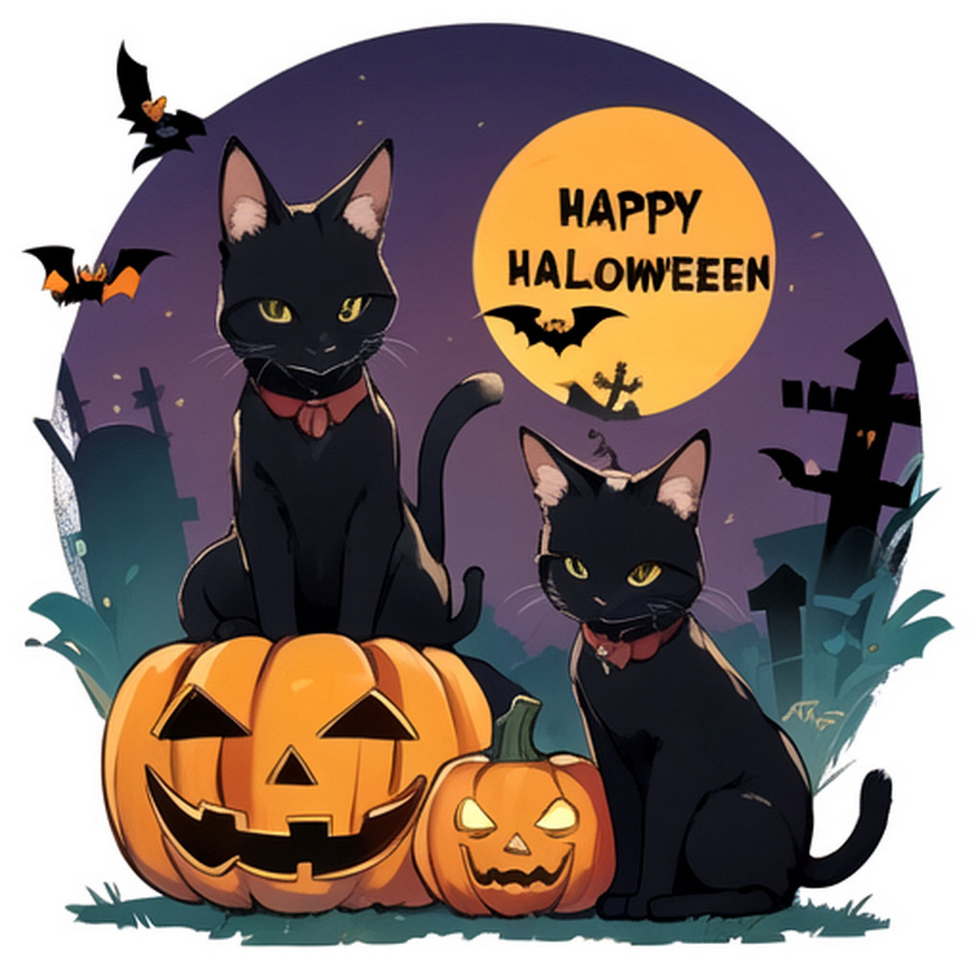 サンプル画像5:ハロウィン 素材2(豊川内角) [d_447860]