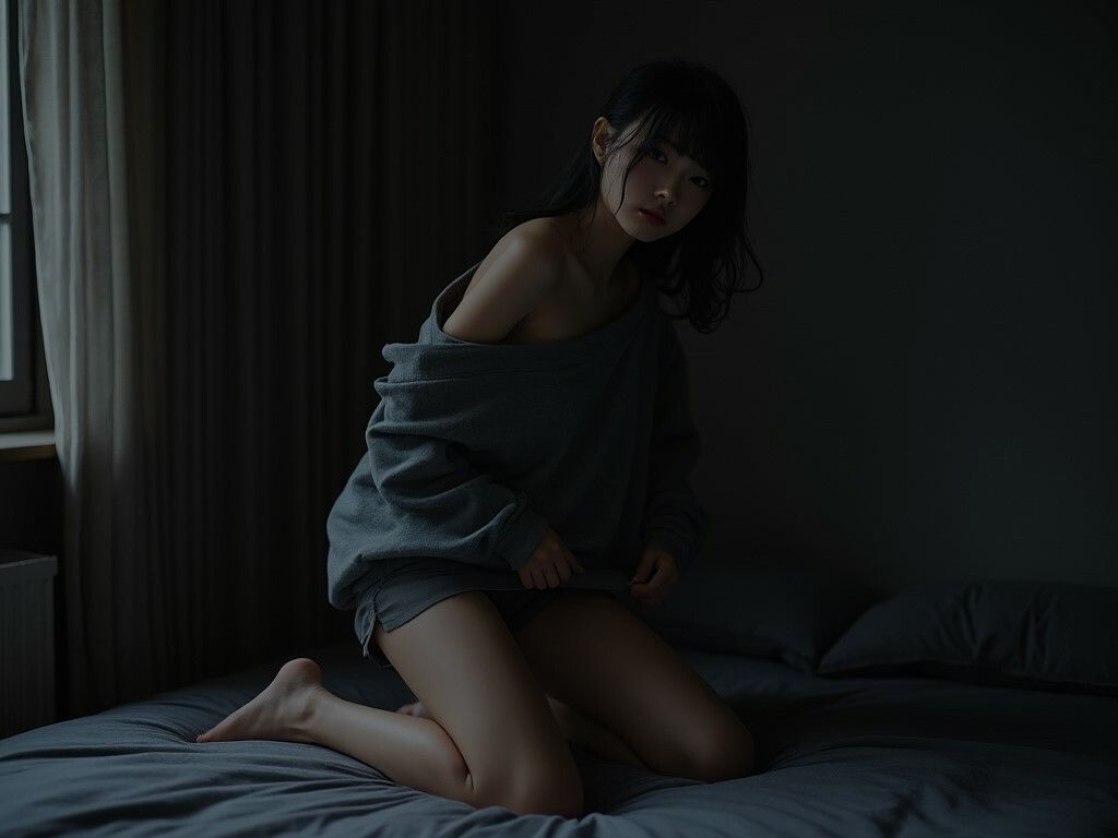 サンプル画像3:バナナに目覚めた少女(もう限界) [d_447998]