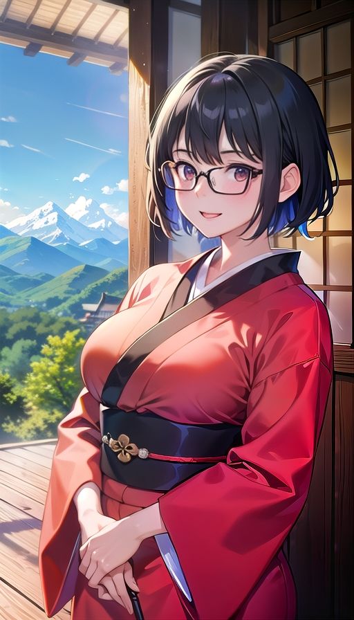 サンプル画像1:黒髪巨乳美人温泉旅行(くろめあい) [d_448001]