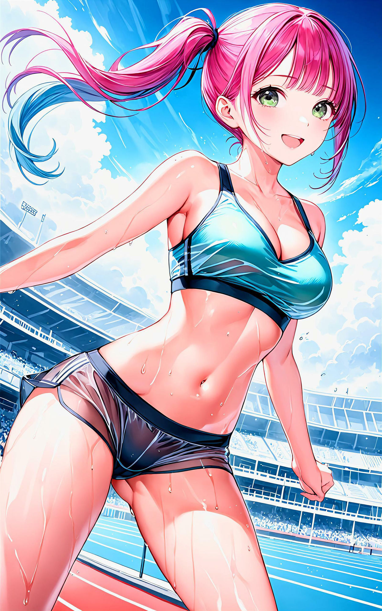 サンプル画像3:エチエチ陸上部 陸上部エースのエチエチアタックで俺の心臓が持たない！ vol.2(BETA) [d_448057]