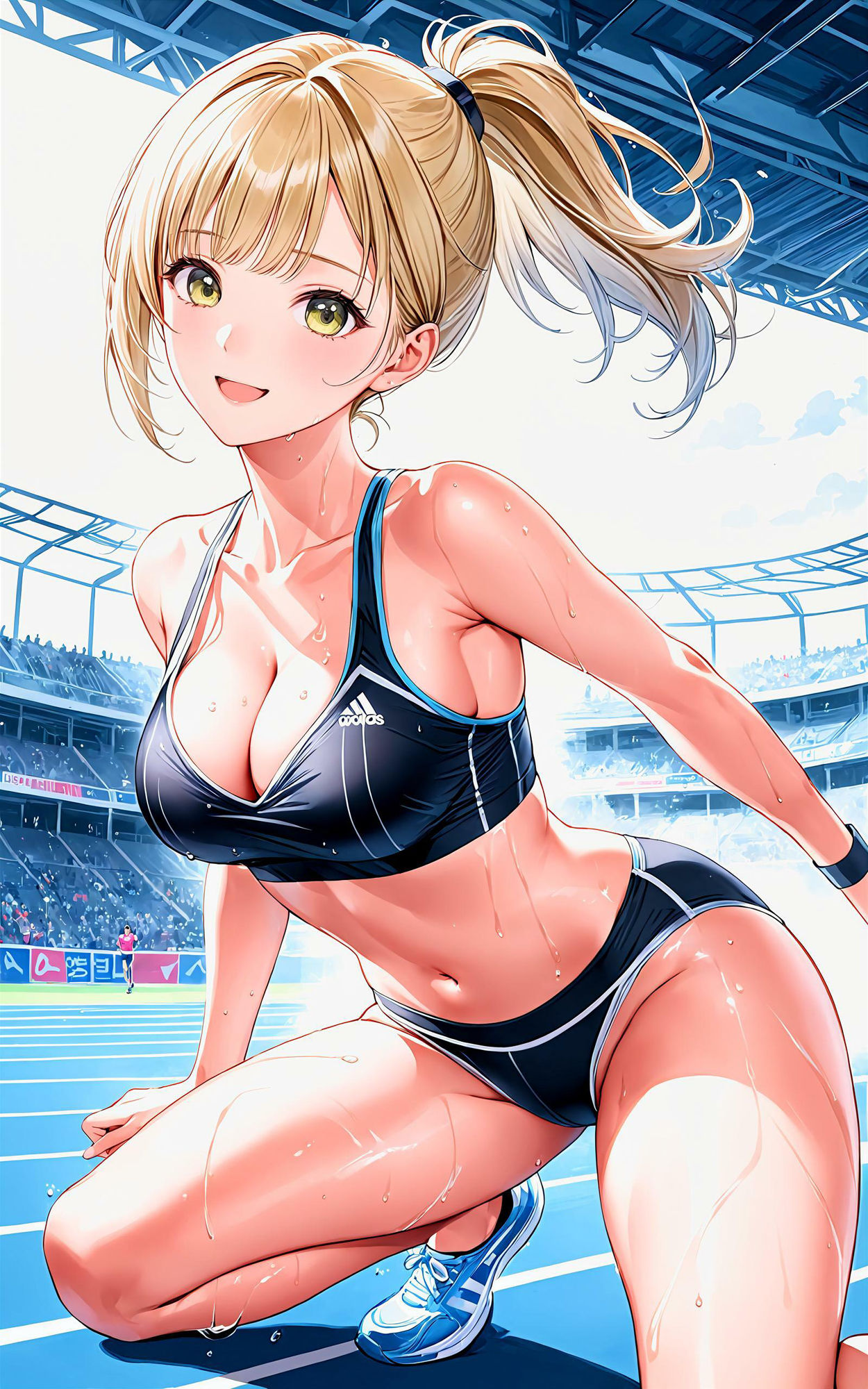 サンプル画像4:エチエチ陸上部 陸上部エースのエチエチアタックで俺の心臓が持たない！ vol.2(BETA) [d_448057]