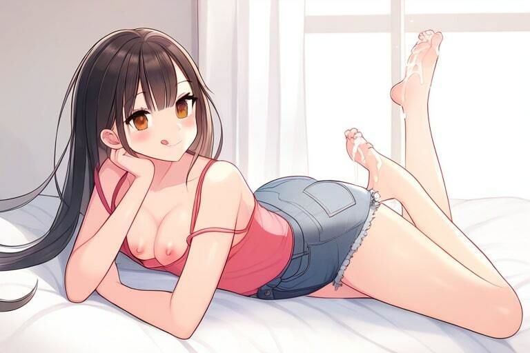 サンプル画像1:ゆるダラ彼女がいつでもヤらせてくれる〜玉袋を掴まれちゃいました〜(晴耕雨読) [d_448063]