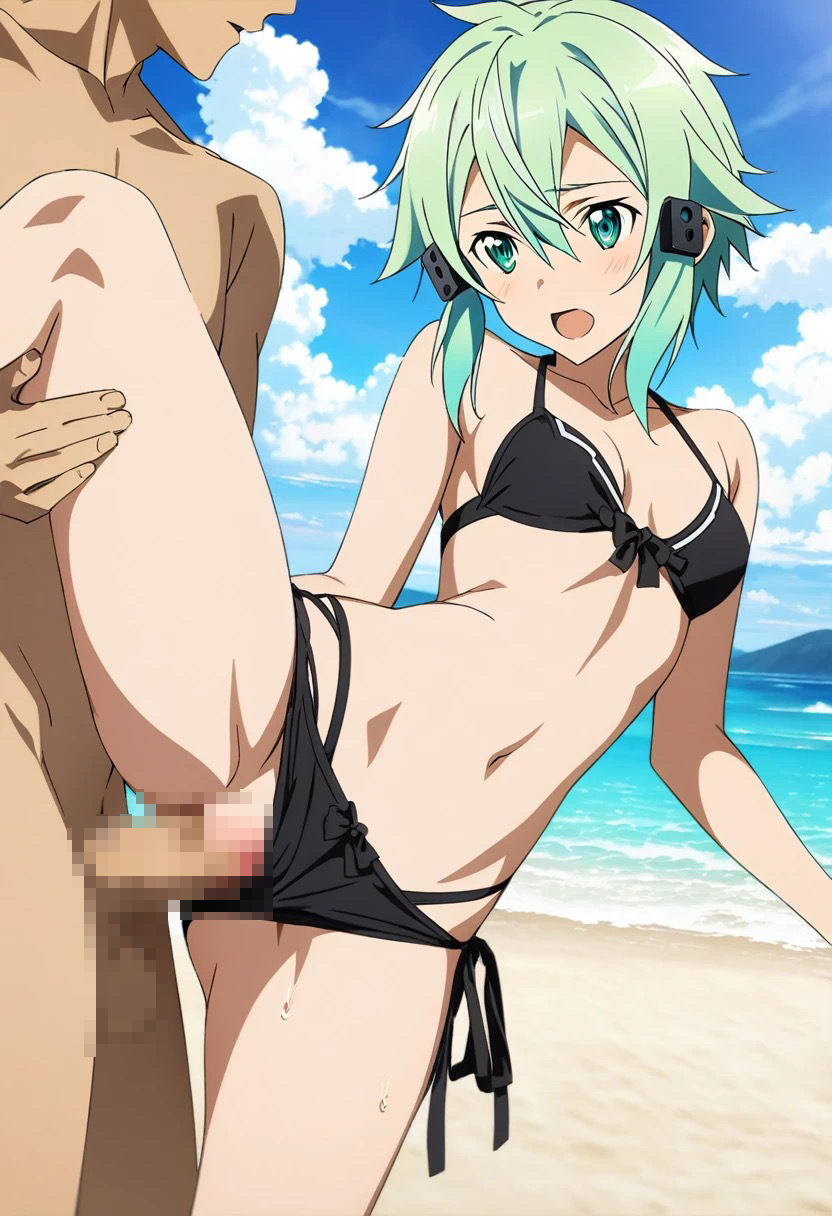 シノンちゃんとNTRセックスの画像6