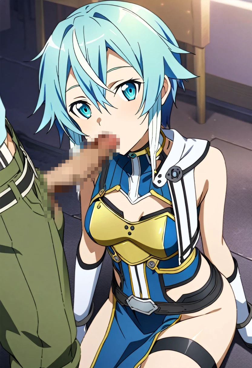 サンプル画像4:シノンちゃん（ソルス）とNTRセックス(汁なし担々麺) [d_448095]