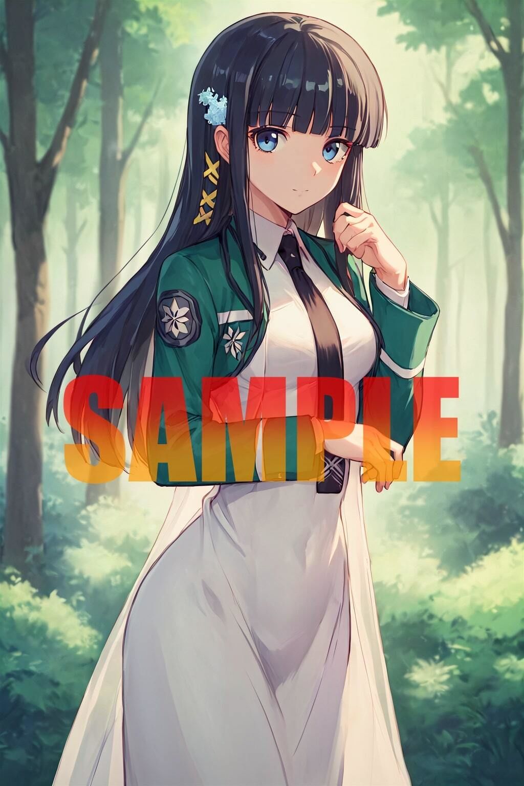 サンプル画像1:司〇 深雪 魔法科 性の優等生 エロ画像集 性奴● 制服編(AI@アニメ美女倶楽部) [d_448116]