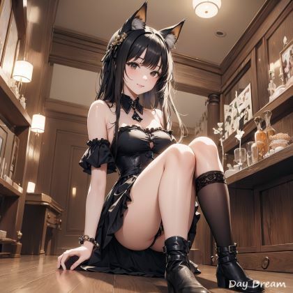 サンプル画像1:猫耳ごすろりがーる(Day Dream) [d_448211]